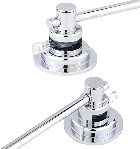 Suction Cup Extendable Towel Bar 17-29 Inch Chrome