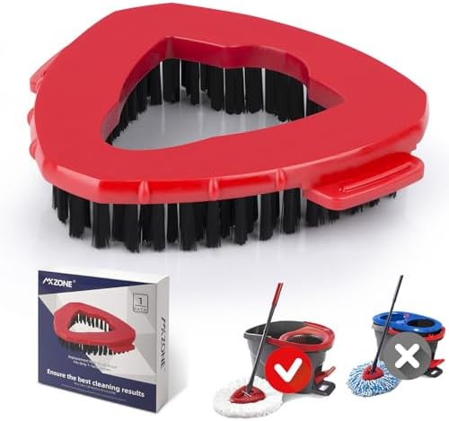 MXZONE scrubber mop head replacement for bathroom and kitchen tiles
