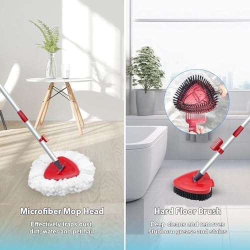 Fatmass Spin Mop Replacement Heads Brushes Set