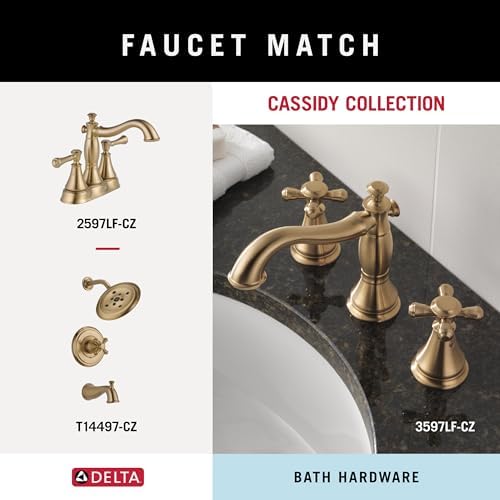 Stylish Delta Cassidy Toilet Paper Holder champagne bronze