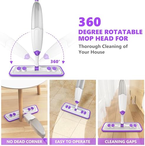 Spray Mops for Hardwood Floors Durable Design