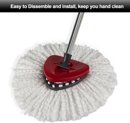 3 Replaceable Mop Heads for Cedar Spin Mop 1-Tank System