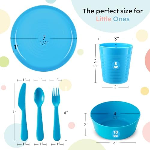 Reusable Dinnerware Set for Kids
