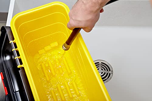 Rubbermaid Commercial Hygen Split-Blended Charging Bucket for Professional Cleaners