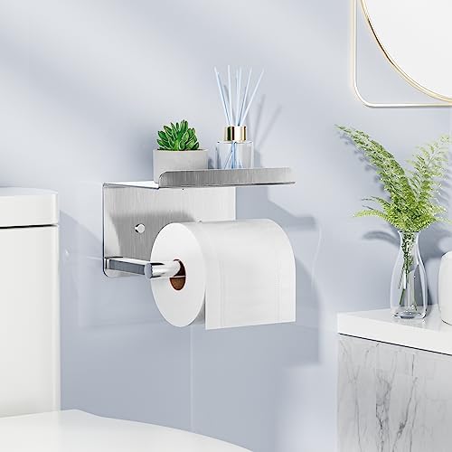 High-Quality Toilet Paper Holder with Dual Installation Options