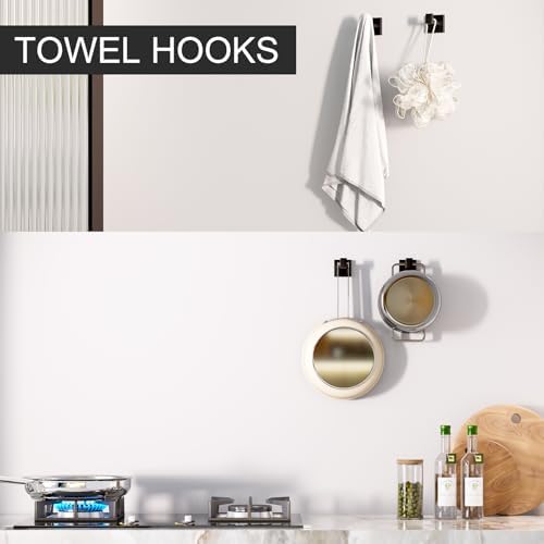 5-Piece Matte Black Bathroom Accessories Set