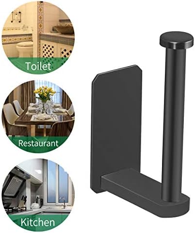Stainless Steel Toilet Paper Holder - Easy Stick No Drilling