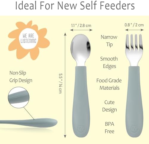 8-Piece Toddler Utensils Set