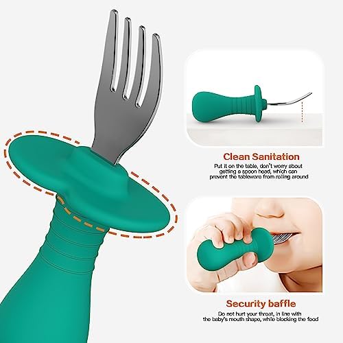 Perfect 4-Piece Toddler Fork Set for Safe Enjoyable Feeding