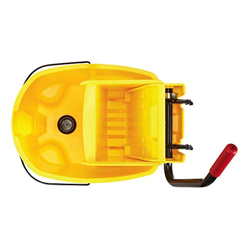 rubbermaid wavebrake mop bucket combo on wheels for heavy-duty cleaning