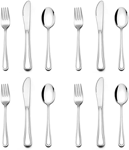 E-far 12-Piece Kids Silverware Set