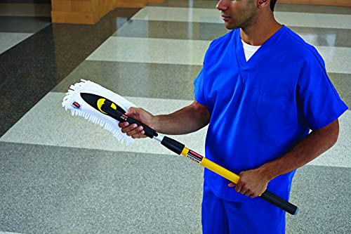 Efficient Dust Mop - Quick-Connect Microfiber Cover for Reliable Floor Cleaning