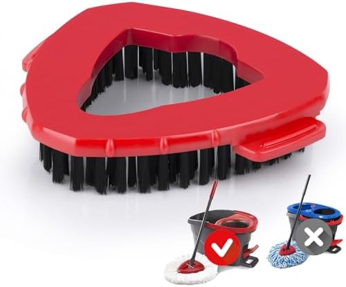 MXZONE scrubber mop head replacement for bathroom and kitchen tiles