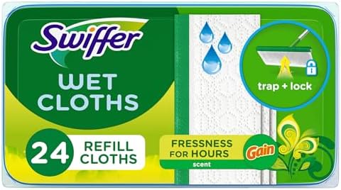 Swiffer Sweeper Wet Mopping Cloths Deep Dirt Trap Multi-Surface Floor Cleaner