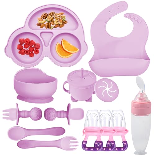 Silicone Baby Feeding Set for Clean Eating