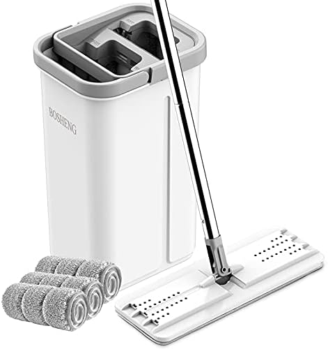 BOSHENG Mop and Bucket with Wringer Set 1