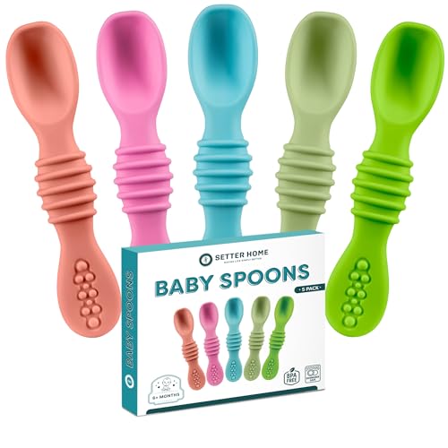 Soft Silicone Baby Spoons