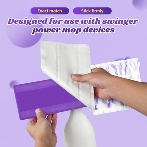 24-Piece Disposable Mop Pads for Power Mops