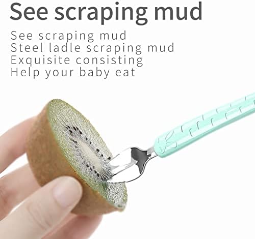 Double-Ended Baby Silicone Food Spoon