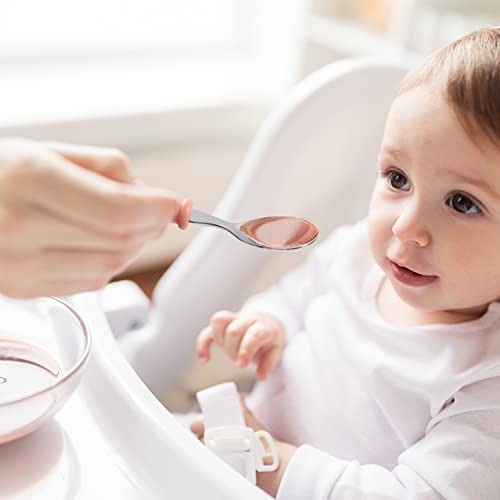 Pimoys Toddler Spoons Set of 6 BPA Free Stainless Steel