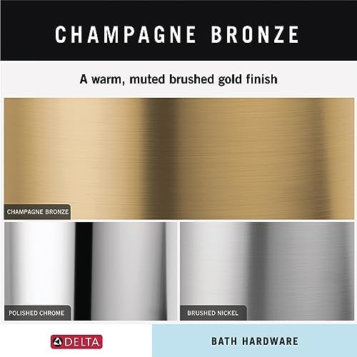 Delta Trinsic Single Towel Hook in Champagne Bronze - Vibrant Design