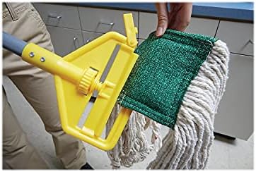 rubbermaid commercial h146 invader fiberglass side-gate wet mop handle adjustable thumb wheel