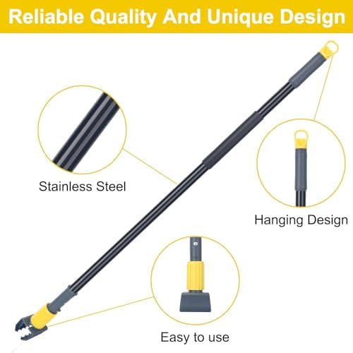 KeFanta 58 Yellow Clamp Mop Handle