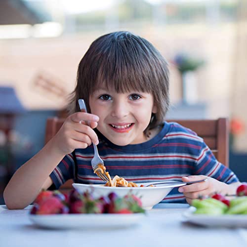 15 Piece Stainless Steel Kids Silverware Set - Safe for Toddlers