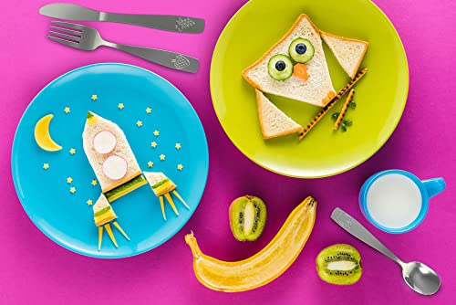 15 Piece Stainless Steel Kids Silverware Set - Safe for Toddlers