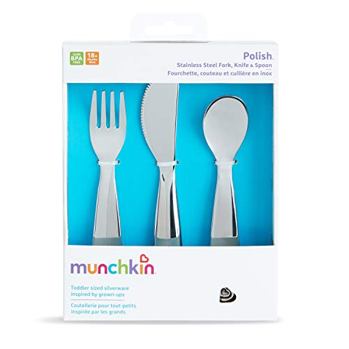 Munchkin Polish Toddler Flatware Set 3 Piece