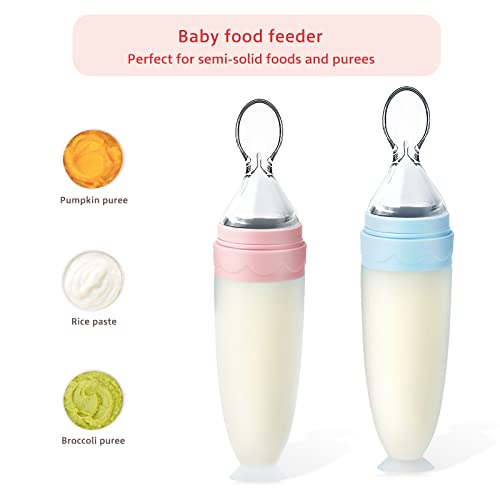 Termichy Baby Food Dispenser Spoon Squeeze Feeder for Self-Feeding