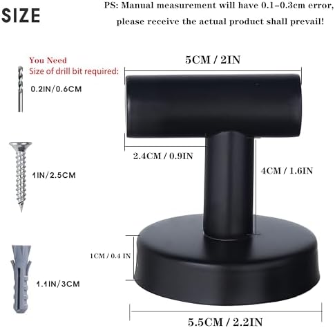 Sturdy 4-Piece Stainless Steel Robe Towel Hooks