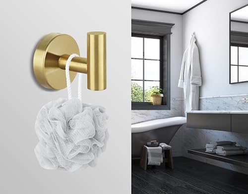 Sturdy Heavy-Duty Towel Robe Hook for Home Bathroom Use