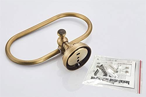 Flybath Oval Towel Ring Antoine Brass