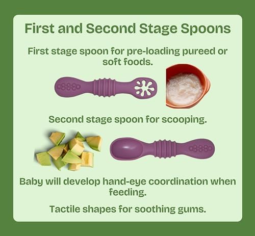 OMOBABY 6-Pack Baby Spoons