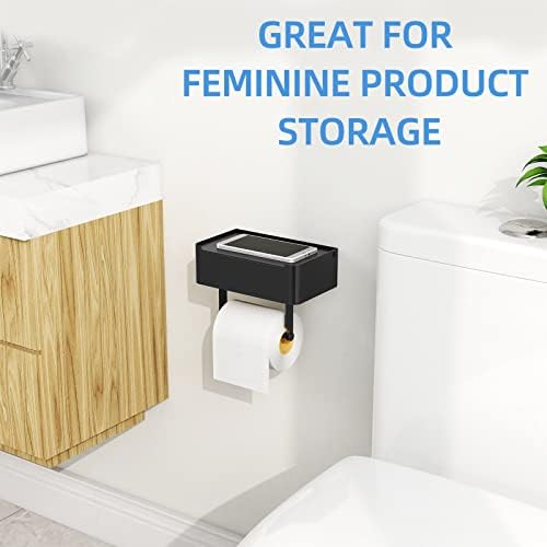 JUYSON Toilet Paper Holder with Shelf