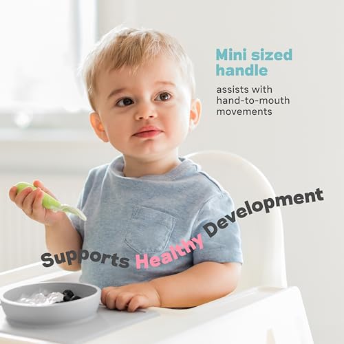 EZPZ Mini Utensils - 12 Mo - BPA Free - Toddler Set