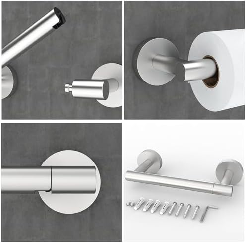 Stainless Steel Wall-Mounted Toilet Paper Organizer