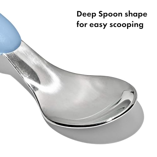 OXO Tot On-The-Go Fork Spoon Set Dusk