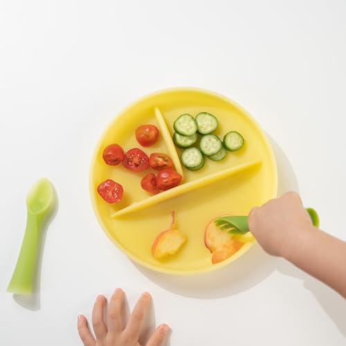 Ergonomic Olababy Training Fork and Spoon Set