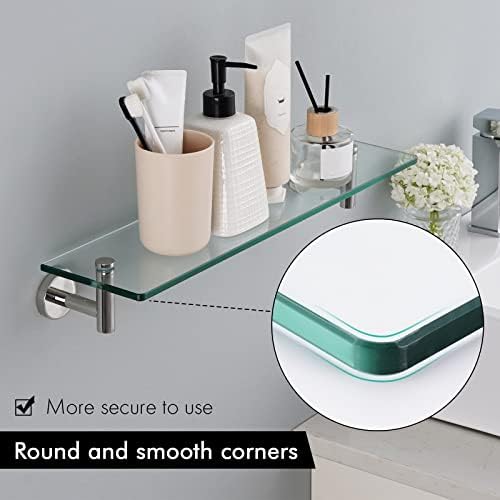 Stylish Tempered Glass Shelf for Bathroom