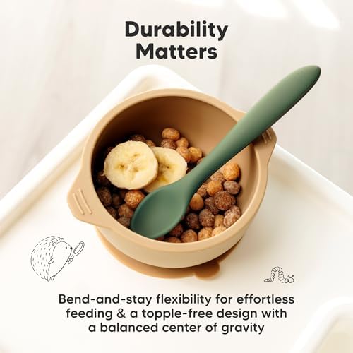 Confidence-Building Baby Spoon Set for 6-12 Months