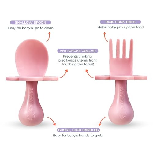Grabease Toddler Utensils Set of 1 for Self-Feeding