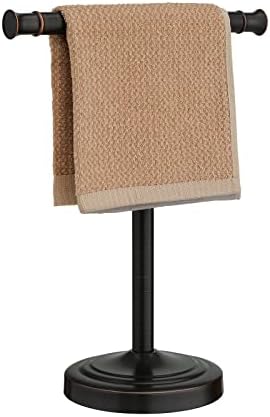 Space-Saving Oil-Rubbed Bronze Towel Holder Perfect for Home Use
