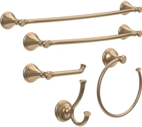 Stylish Delta Cassidy Toilet Paper Holder champagne bronze