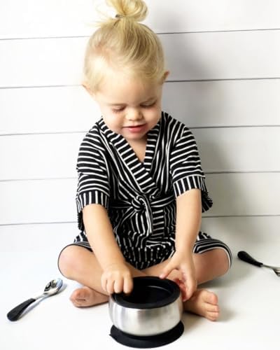 Avanchy Baby Fork Set Stainless Steel and Silicone for 4 Months