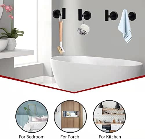 10-Piece 16 Black Towel Bathroom Hardware Set