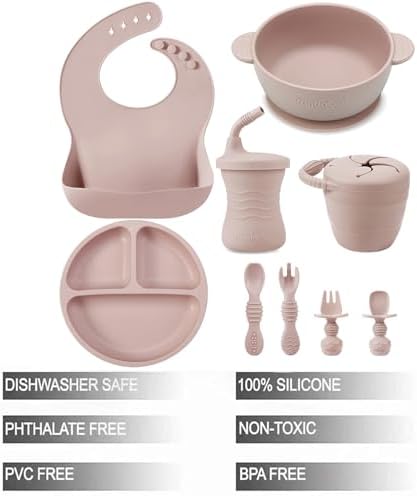 PandaEar Tiles Set for Baby Serves 9 Self-Feeding Durable Safe