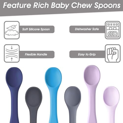 Big Silicone Feeding Spoon for Babies