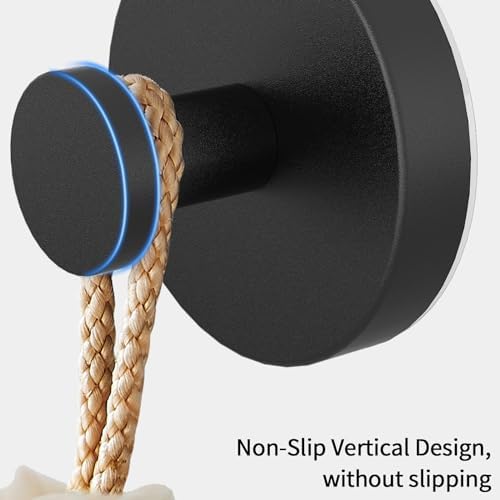 Suction Cup Towel Robe Hooks for Bathroom 2-Pack